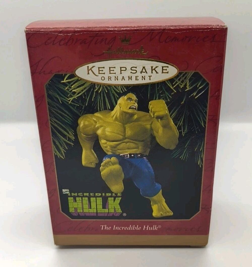 1997 Hallmark Keepsake Ornament~ Marvel Comics The Incredible Hulk